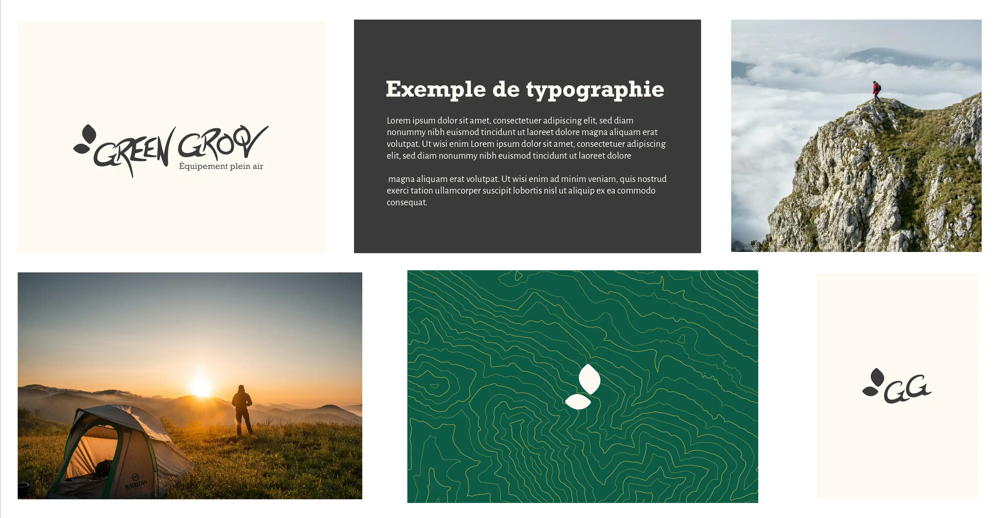 Identité visuelle Green Groov par Laurent Richard designer graphique