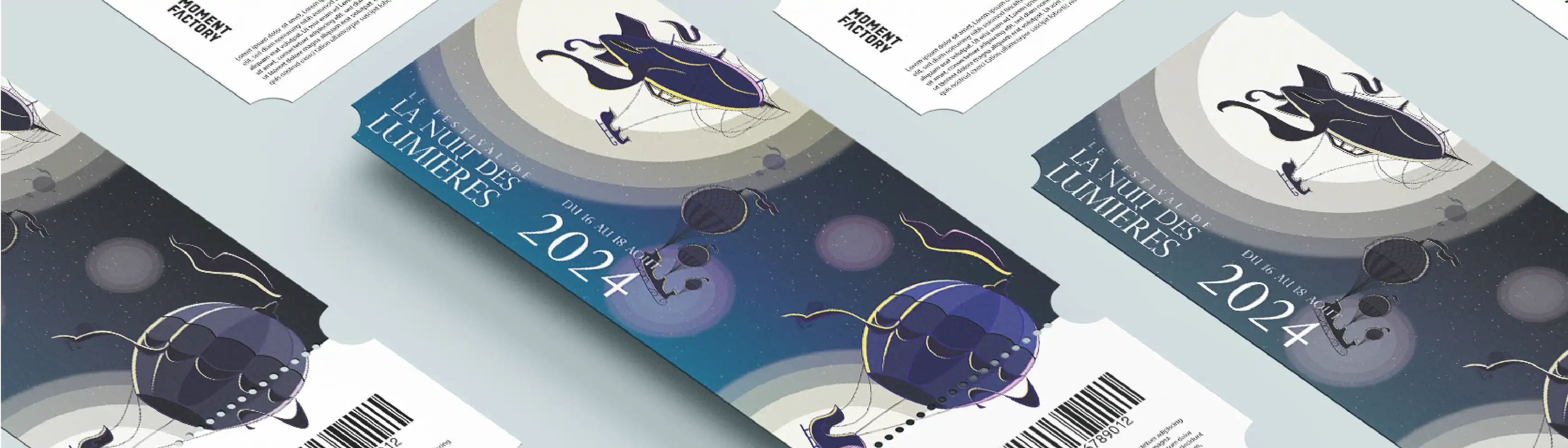 Billets. Identité visuelle par Laurent Richard designer graphique